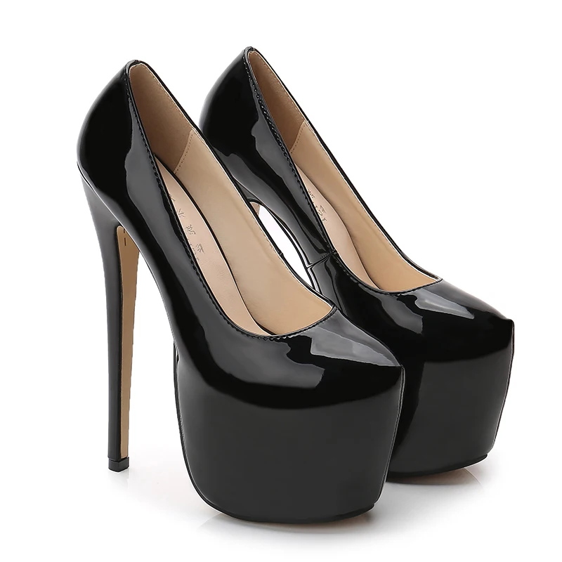 Odinokov Big Size 34-44 Ladies 18CM Black Red Super High Heels Patent Leather Wedding Party Shoes Platform Pumps
Odinokov Big Size 34-44 Ladies 18CM Black Red Super High Heels Patent Leather Wedding Party Shoes Platform Pumps