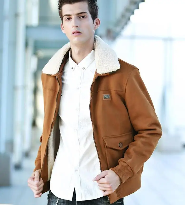 Thicken Winter Fleece Jacket Coat Men Turn-down Collar Velvet Jacket Men Fur Collar Men's Warm Coat Parkas
Thicken Winter Fleece Jacket Coat Men Turn-down Collar Velvet Jacket Men Fur Collar Men's Warm Coat Parkas