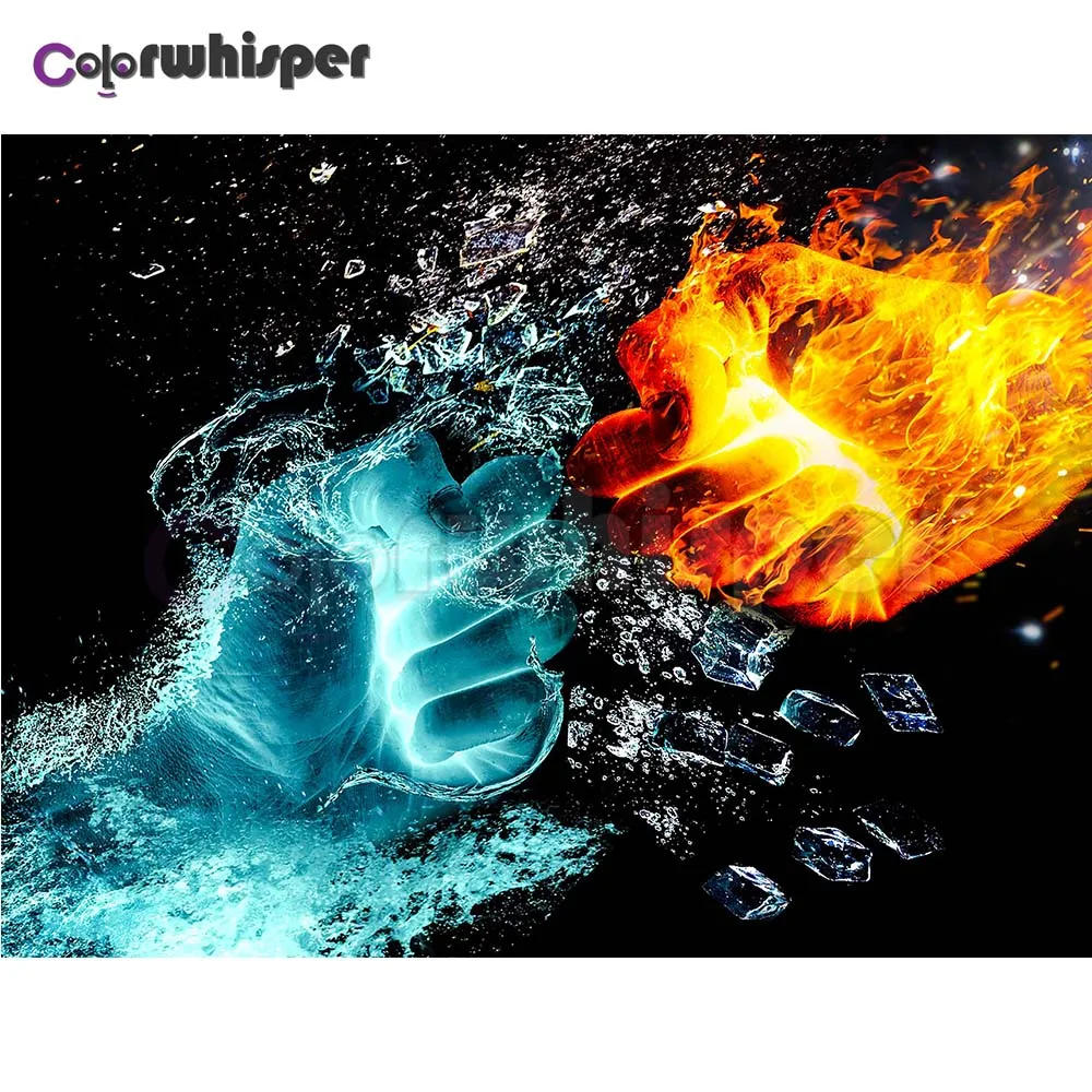 Diamond Painting Full Square/Round Drill Ice and Fire Fist Hand 5D Daimond Painting Embroidery Cross Stitch Crystal Mosaic Z228
Diamond Painting Full Square/Round Drill Ice and Fire Fist Hand 5D Daimond Painting Embroidery Cross Stitch Crystal Mosaic Z228