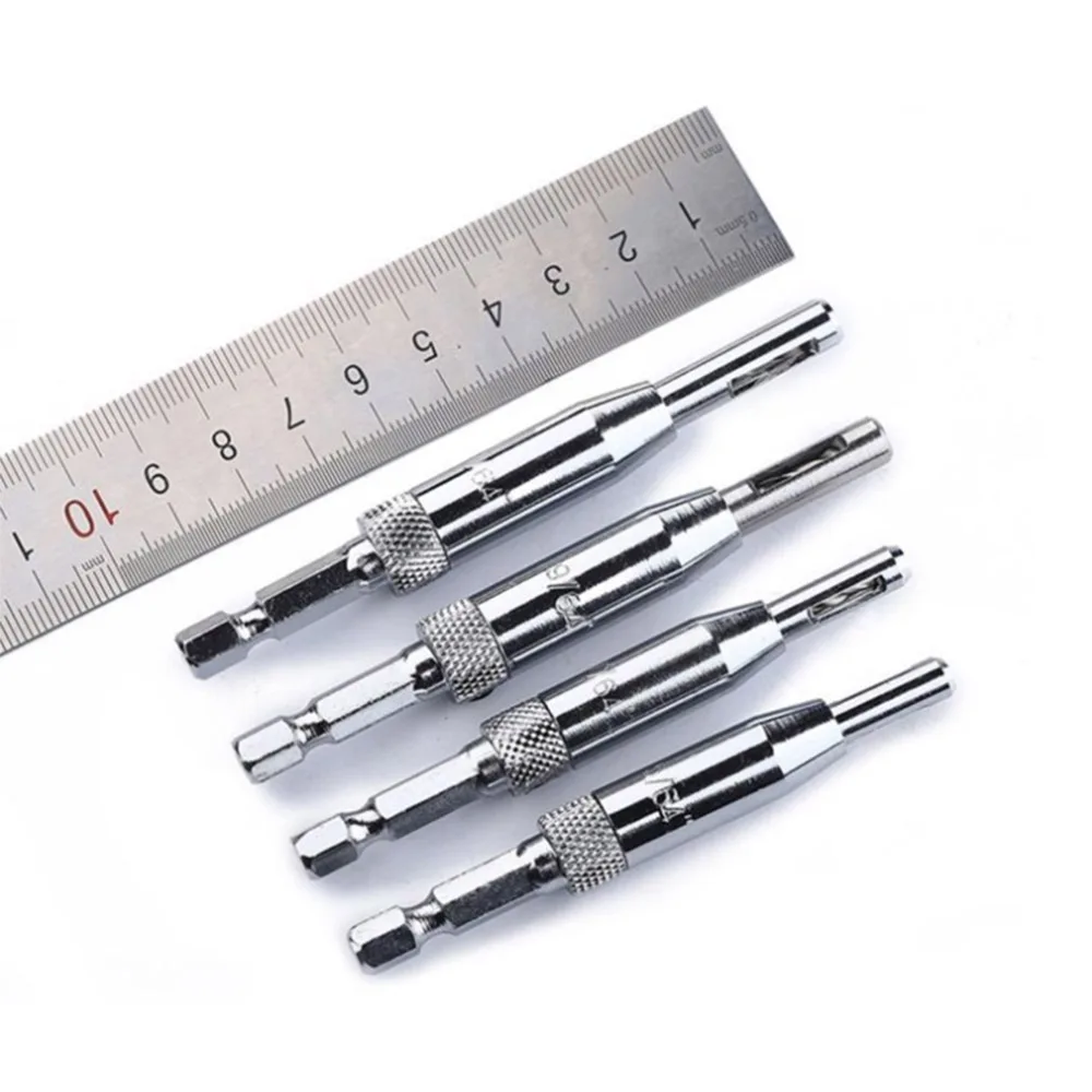 4pcs HSS Self Centering Hinge Center Hexagon Drill Bits Door Cabinet Woodworking Positioning Hole Puncher
4pcs HSS Self Centering Hinge Center Hexagon Drill Bits Door Cabinet Woodworking Positioning Hole Puncher