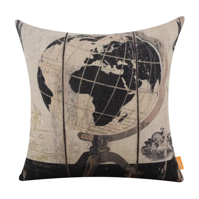 LINKWELL 45x45 см, винтажный деревянный глобус, Африканская Карта мира, Наволочка на подушки, креативное украшение для дивана, автомобильные чехлы
LINKWELL 45x45 см, винтажный деревянный глобус, Африканская Карта мира, Наволочка на подушки, креативное украшение для дивана, автомобильные чехлы