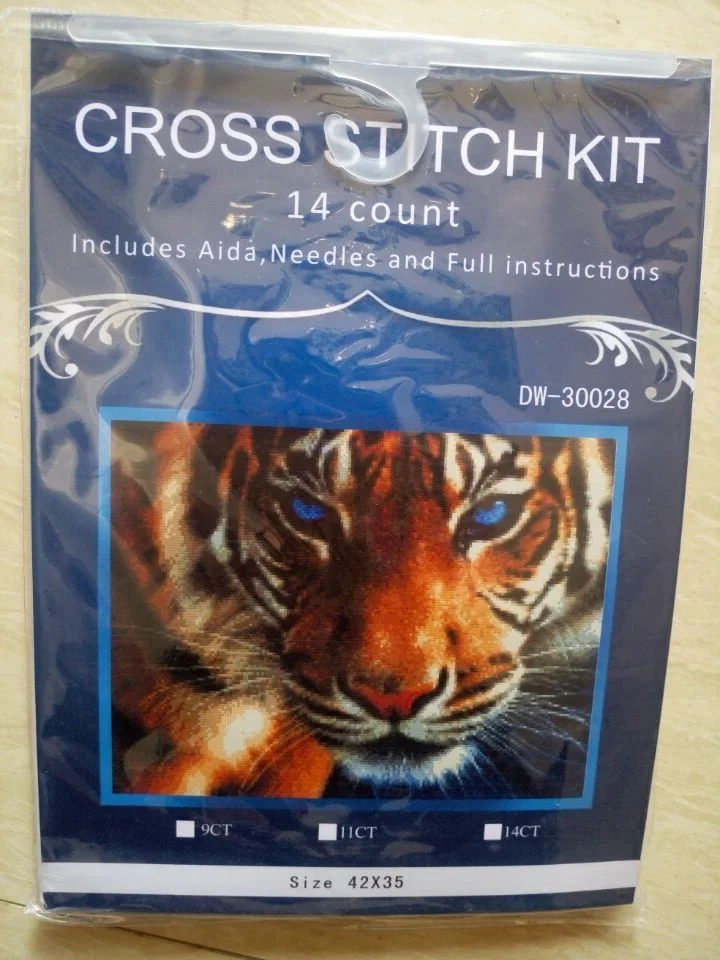 DW-30028 tiger Cross Stitch Cartoon Cross Stitch 14CT Cross-Stitch Kit Handmade Embroidery Needlework
DW-30028 tiger Cross Stitch Cartoon Cross Stitch 14CT Cross-Stitch Kit Handmade Embroidery Needlework