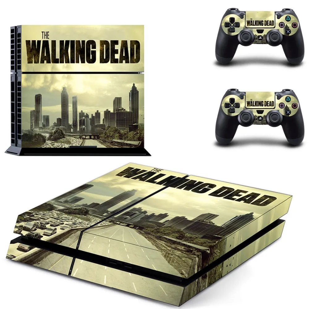 The Walking Dead Play Station4 ps4 skin sticker for Sony stickers Console and 2 controller skins vinyl pegatinas | Электроника