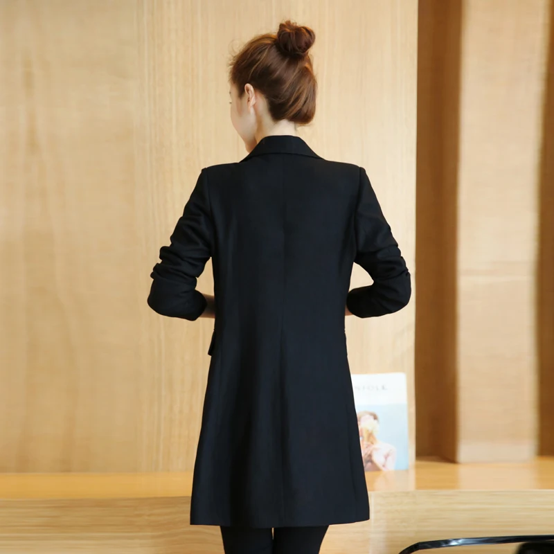 New Arrival Women Blazers And Jackets 2019 Spring Autumn Fashion Single Button Blazer Femenino Black Ladies Blazer Female E512
New Arrival Women Blazers And Jackets 2019 Spring Autumn Fashion Single Button Blazer Femenino Black Ladies Blazer Female E512