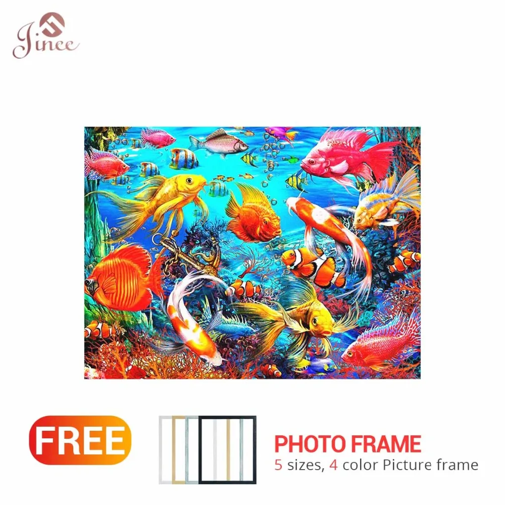 5D DIY Full Square Diamond Embroidery Mosaic Animal Diamond Painting Sea World Fish Cross Stitch Rhinestone Decor
5D DIY Full Square Diamond Embroidery Mosaic Animal Diamond Painting Sea World Fish Cross Stitch Rhinestone Decor