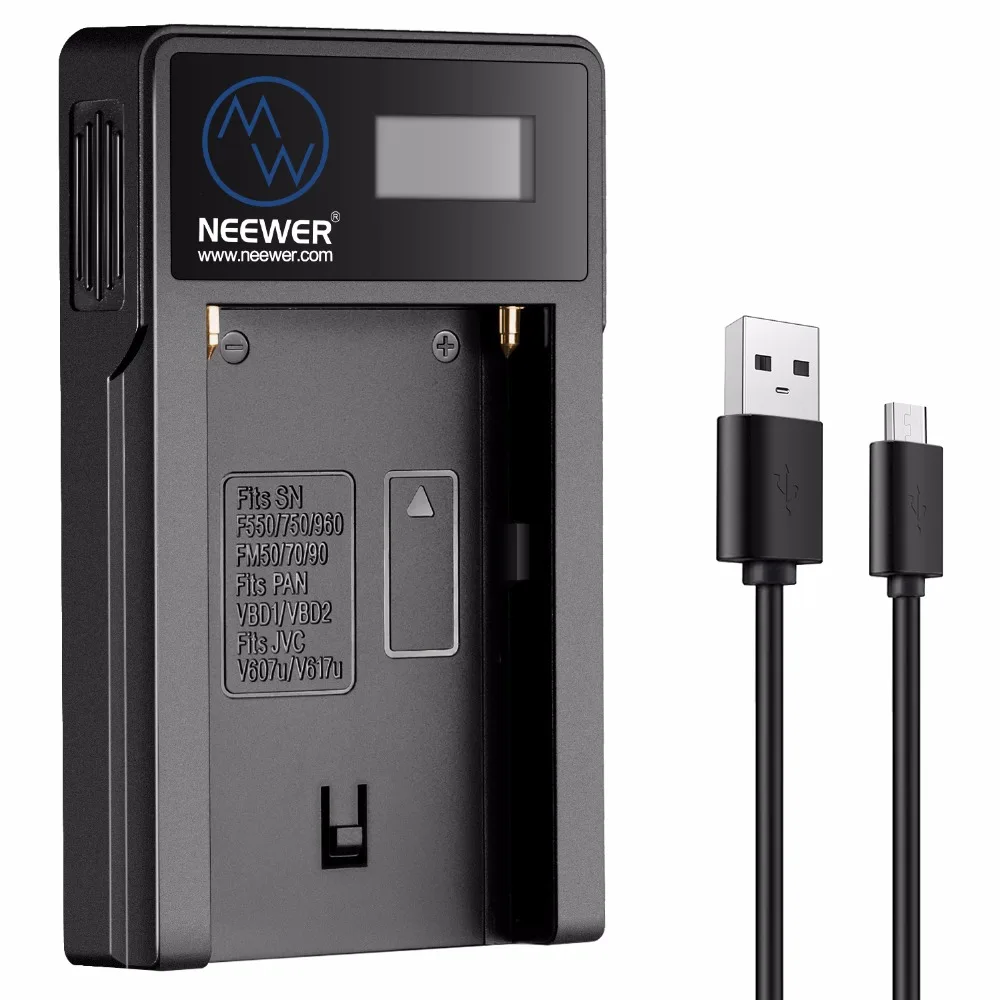 Зарядное устройство Neewer Micro USB для батарей Sony NP-F550/F750/F960/F970,NP-FM50/FM70/FM90,QM71D,91D,NP- F500H/F55H
Зарядное устройство Neewer Micro USB для батарей Sony NP-F550/F750/F960/F970,NP-FM50/FM70/FM90,QM71D,91D,NP- F500H/F55H