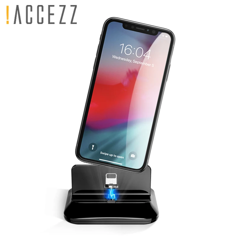 !ACCEZZ Magnetic Charger Holder 8 Pin For iphone 8 X 7 Plus XS MAX XR Desktop Fast Charging Android Type C Micro USB For Samsung
!ACCEZZ Magnetic Charger Holder 8 Pin For iphone 8 X 7 Plus XS MAX XR Desktop Fast Charging Android Type C Micro USB For Samsung