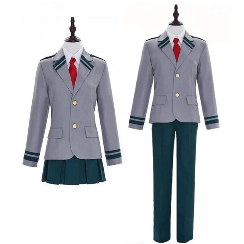 My Hero Academia Cosplay Costume Midoriya Izuku OCHACO URARAKA School Uniform Anime Boku no Hero Academia Jacket Pants Tie
My Hero Academia Cosplay Costume Midoriya Izuku OCHACO URARAKA School Uniform Anime Boku no Hero Academia Jacket Pants Tie