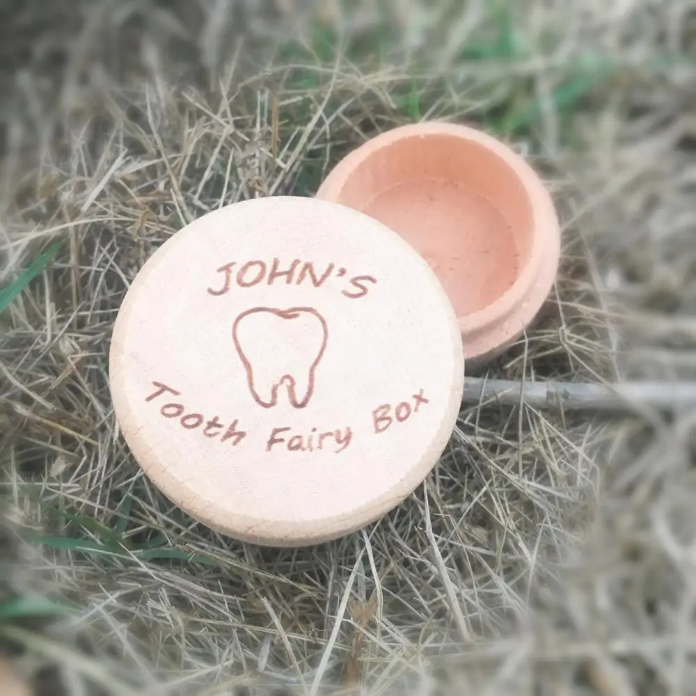 Personalized Child's tiny baby tooth box engraved baby name adorable keepsale box to hold tiny baby tooth under their pillow
Personalized Child's tiny baby tooth box engraved baby name adorable keepsale box to hold tiny baby tooth under their pillow