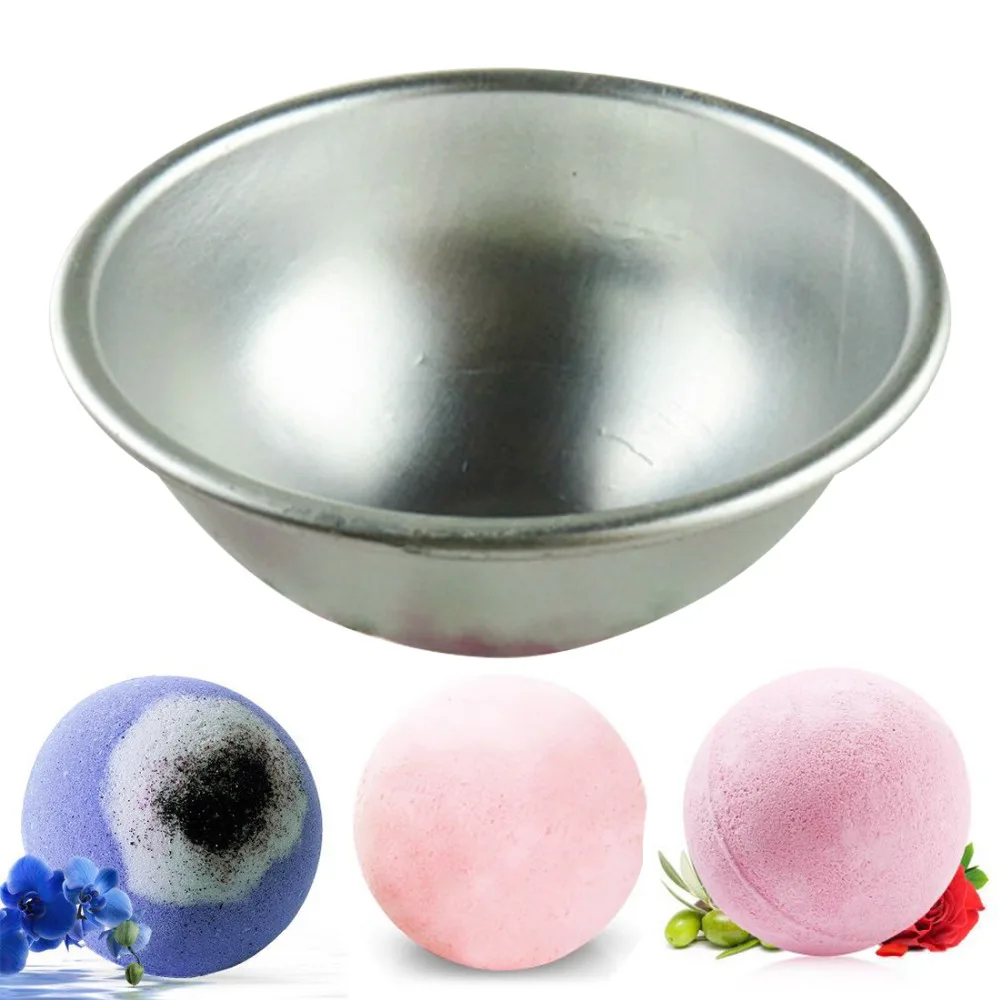 Aluminum Alloy Shallow Semicircle Bath Bomb Salt Ball Metal Mold 5.5*2.5cm Mini 3D Sphere Shape DIY Spa Tool Accessories
Aluminum Alloy Shallow Semicircle Bath Bomb Salt Ball Metal Mold 5.5*2.5cm Mini 3D Sphere Shape DIY Spa Tool Accessories