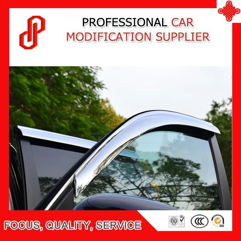 High Quality ABS plating decorative trim vent shade rain sun wind deflector window visor for Cherokee 2014-2016 2017 2018 19
High Quality ABS plating decorative trim vent shade rain sun wind deflector window visor for Cherokee 2014-2016 2017 2018 19
