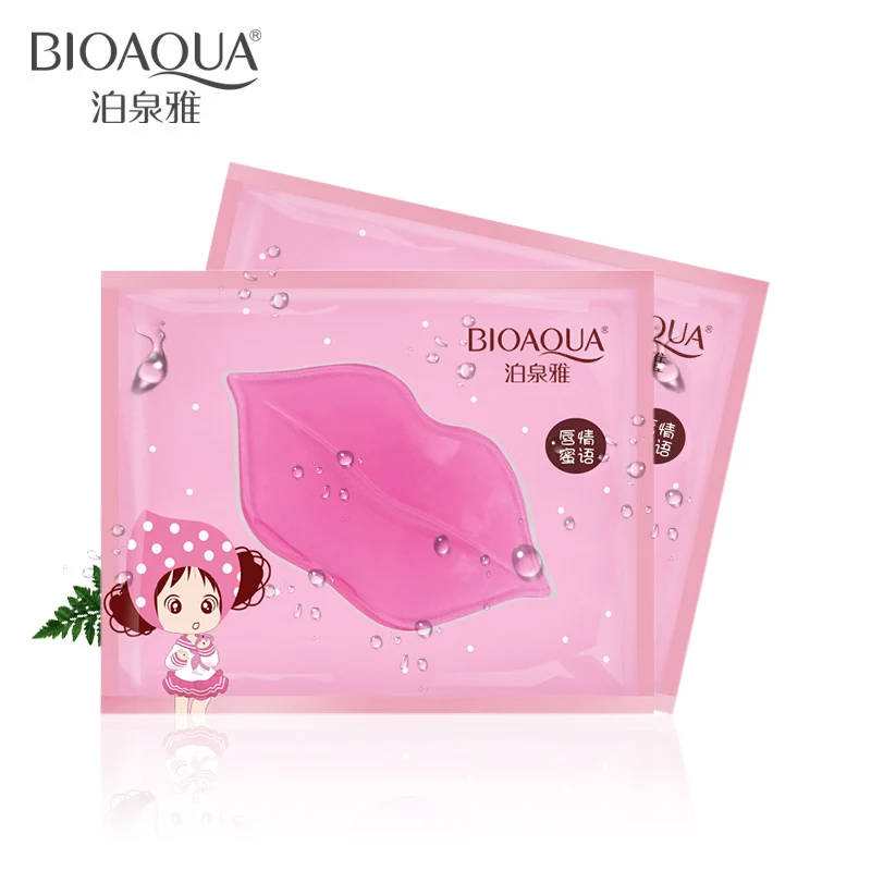 BIOAQUA 8 шт. уход за кожей кристаллическая коллагеновая маска для губ увлажняющая