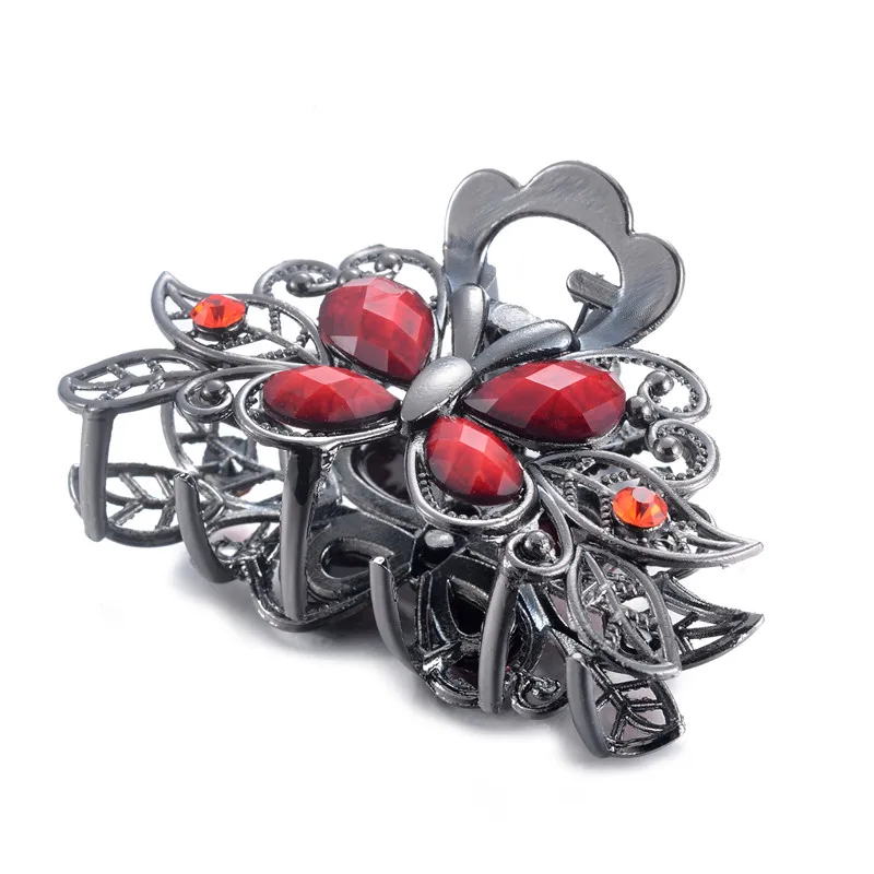 Ancient Red Color Big Hair Claw Clips Resin Crystal Flower Vintage Hair Clip Metal Hairpin Hair Accessories For Women Jewelry
Ancient Red Color Big Hair Claw Clips Resin Crystal Flower Vintage Hair Clip Metal Hairpin Hair Accessories For Women Jewelry