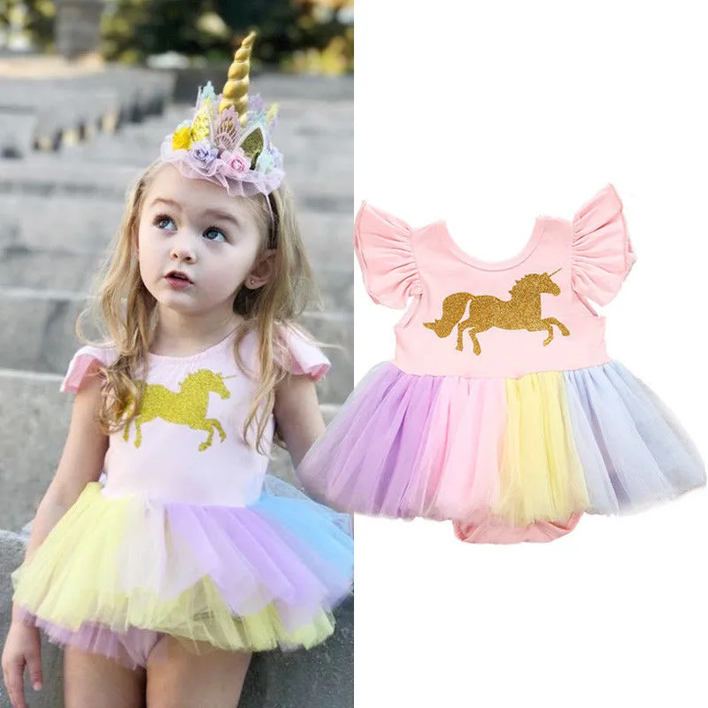Sweet Newborn Toddler Baby Girls Unicorn Lace Tutu Romper Fancy Dress Outfits Costume 1-24M
Sweet Newborn Toddler Baby Girls Unicorn Lace Tutu Romper Fancy Dress Outfits Costume 1-24M
