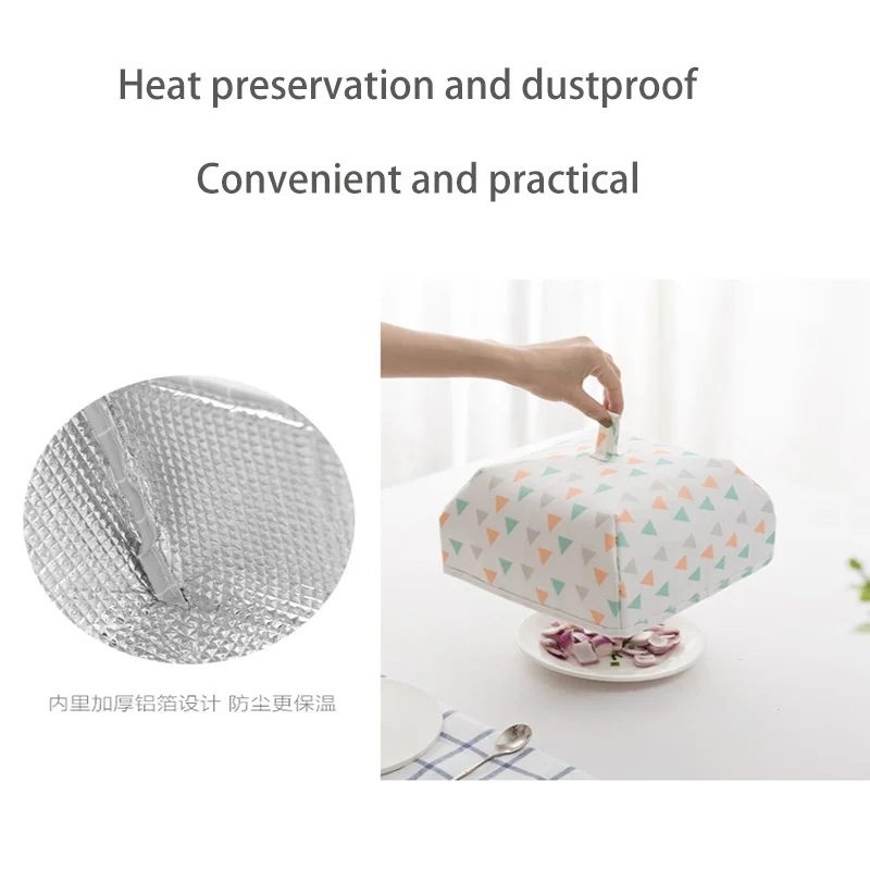 Portable Creative Nordic Style Food Vegetable Thermal Insulation Dust Covers Convenient Foldable Dust-Proof Dishes Cover Hot
Portable Creative Nordic Style Food Vegetable Thermal Insulation Dust Covers Convenient Foldable Dust-Proof Dishes Cover Hot