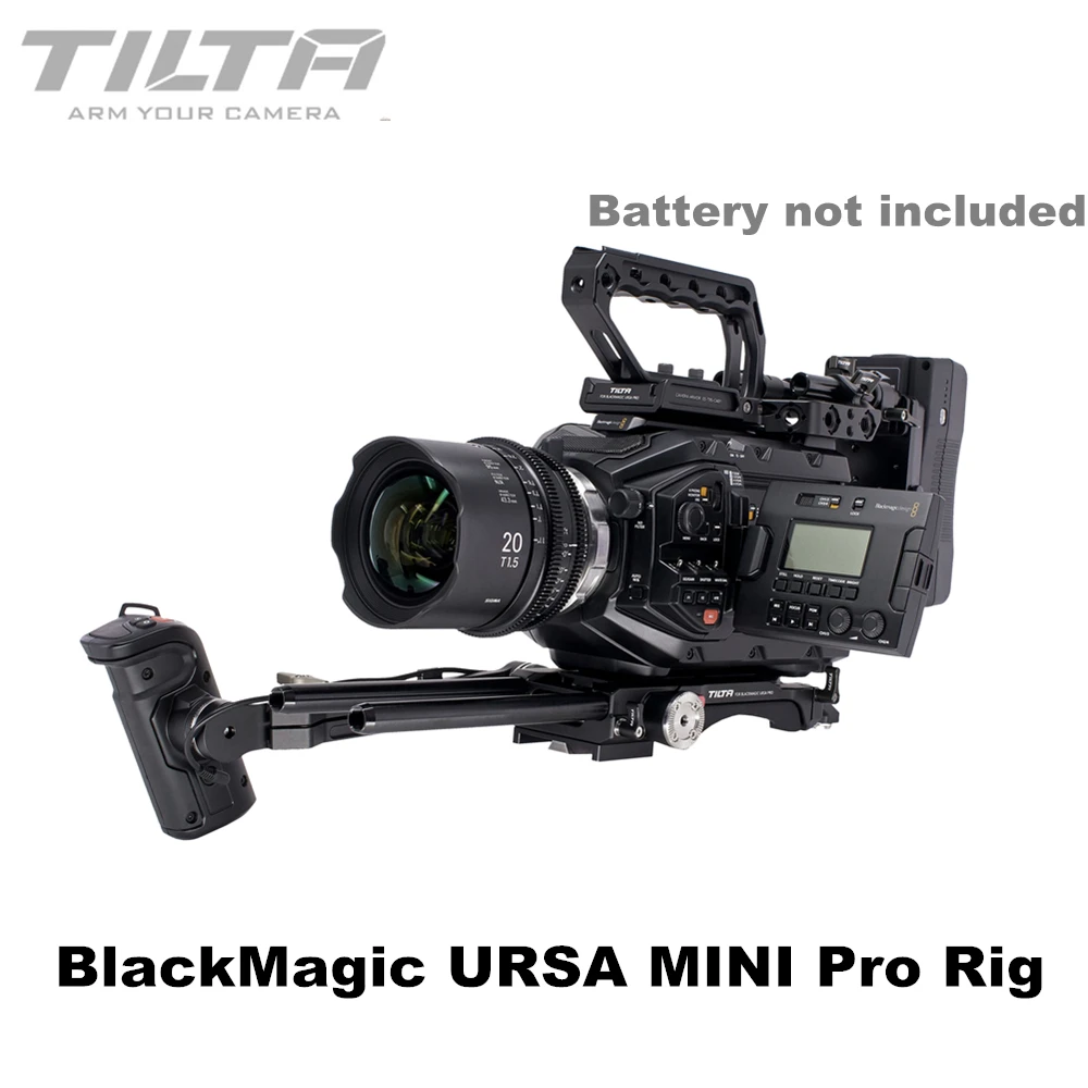 

Tilta ES-T95 Rig Kit For BlackMagic URSA MINI PRO Camera Rig Quick Release Baseplate Extension arm V-lock or Anton Mount Plate