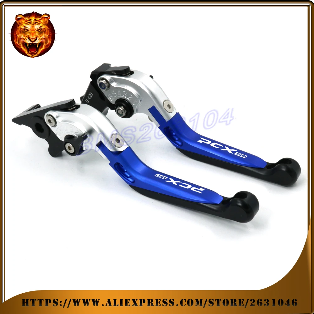 Motorcycle Adjustable Folding Extendable Brake Clutch Lever For HONDA PCX 150 PCX150 2013-2018 2017 Silver Red Blue CNC logo
Motorcycle Adjustable Folding Extendable Brake Clutch Lever For HONDA PCX 150 PCX150 2013-2018 2017 Silver Red Blue CNC logo
