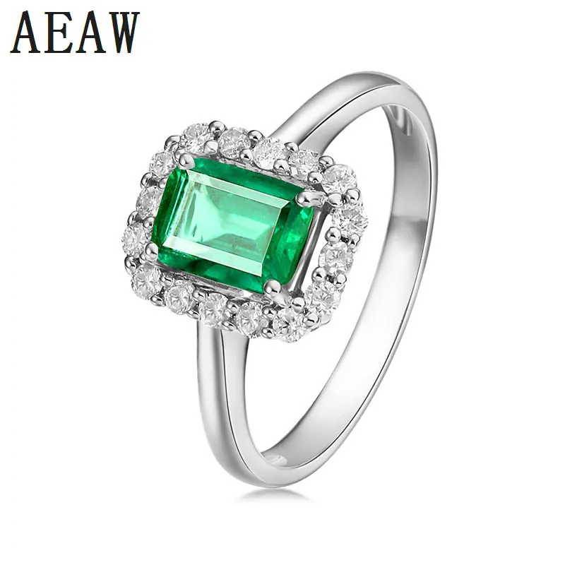 2.7CT AAA Lab created Gemstone Green Colombian Emerald Engagement Ring with Moissanite Cluster Setting 14k White Gold for Women
2.7CT AAA Lab created Gemstone Green Colombian Emerald Engagement Ring with Moissanite Cluster Setting 14k White Gold for Women