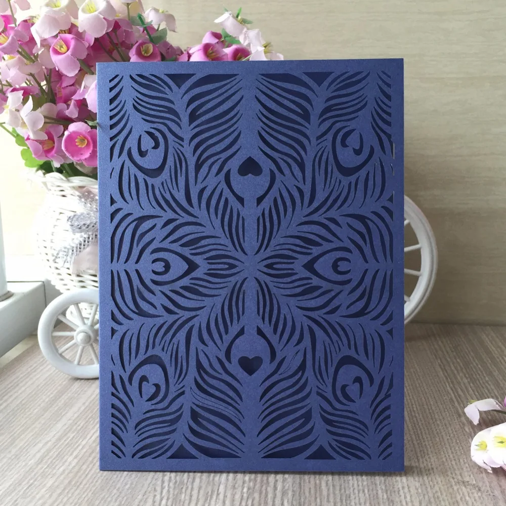 25pcs Latest Laser Cut Glossy Shiny paper Wedding Birthday Party Invitation Card Greeting Blessing Invitations Best wishes Card 
25pcs Latest Laser Cut Glossy Shiny paper Wedding Birthday Party Invitation Card Greeting Blessing Invitations Best wishes Card