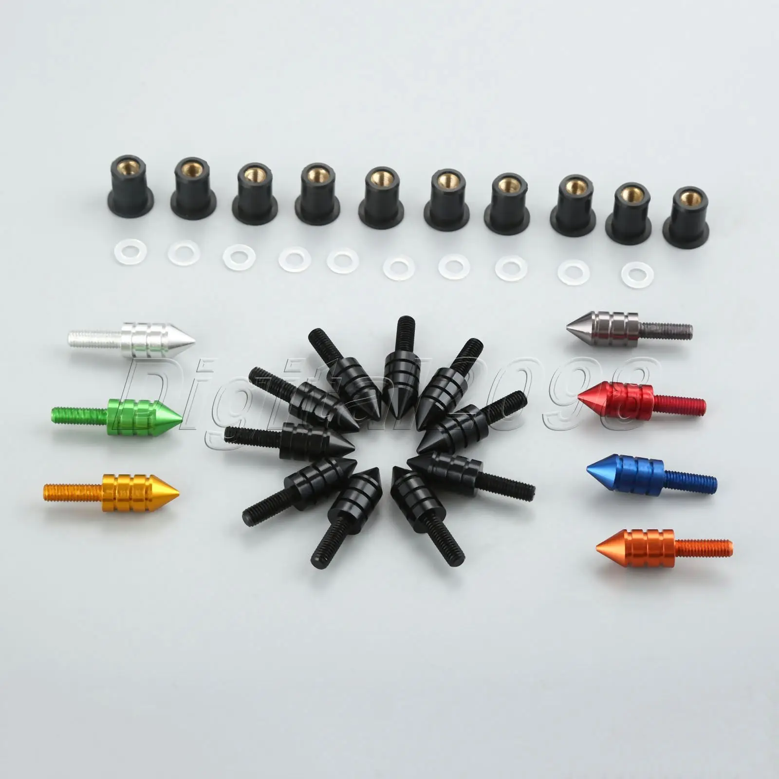 Yetaha 10pc M5 Motorcycle Aluminum Windshield Spike Bolts Screw Nuts For Kawasaki Suzuki Honda Yamaha Motorbike Accessories
Yetaha 10pc M5 Motorcycle Aluminum Windshield Spike Bolts Screw Nuts For Kawasaki Suzuki Honda Yamaha Motorbike Accessories