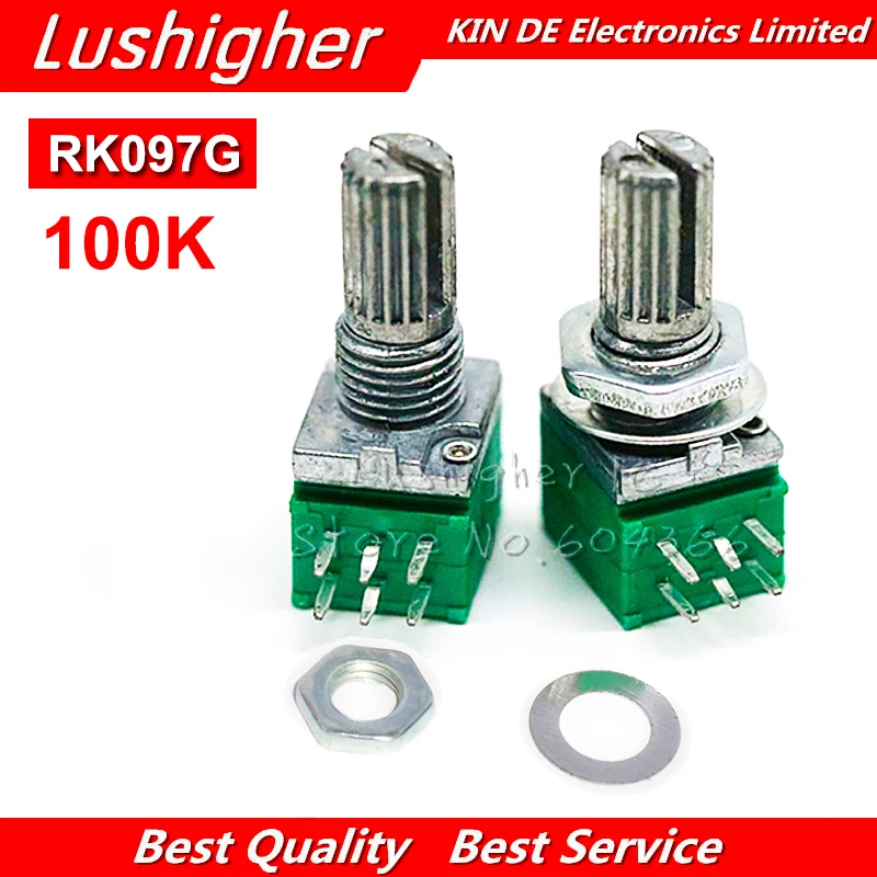 5 шт. RK097G 100K однокомпонентный потенциометр B100K с переключателем звука 6-контактный вал 15 мм усилитель мощности, герметичный потенциометр
5 шт. RK097G 100K однокомпонентный потенциометр B100K с переключателем звука 6-контактный вал 15 мм усилитель мощности, герметичный потенциометр