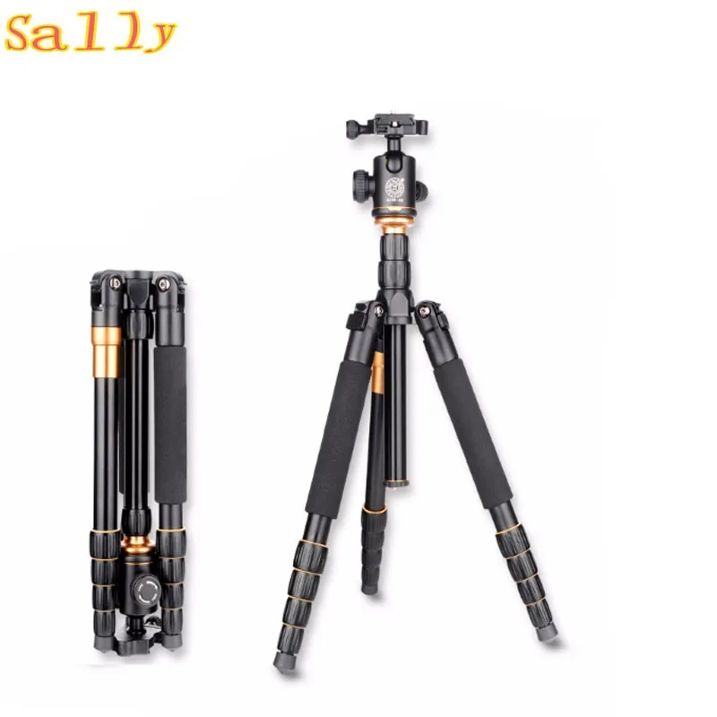 

Fotopal EACHSHOT Q666 QZSD Q-666 Aluminium Tripod & Monopod For DSLR Camera Max load 15kg with Q-02 ball head Better than Q999S