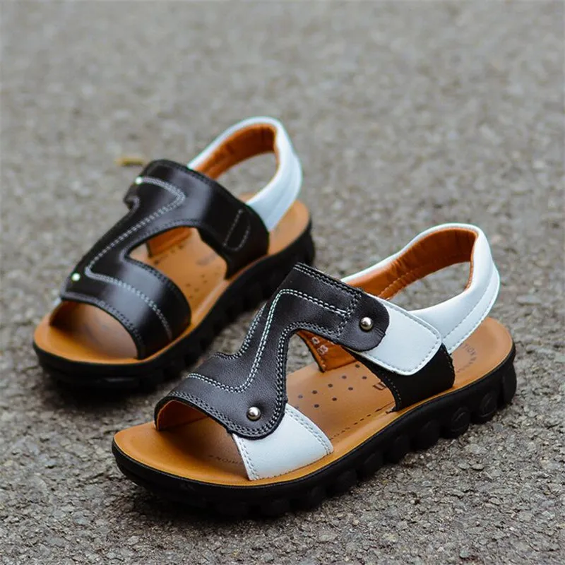 2019 Summer new boys and girls children sandals casual shoes children Genuine Leather soft bottom non-slip beach shoes
2019 Summer new boys and girls children sandals casual shoes children Genuine Leather soft bottom non-slip beach shoes