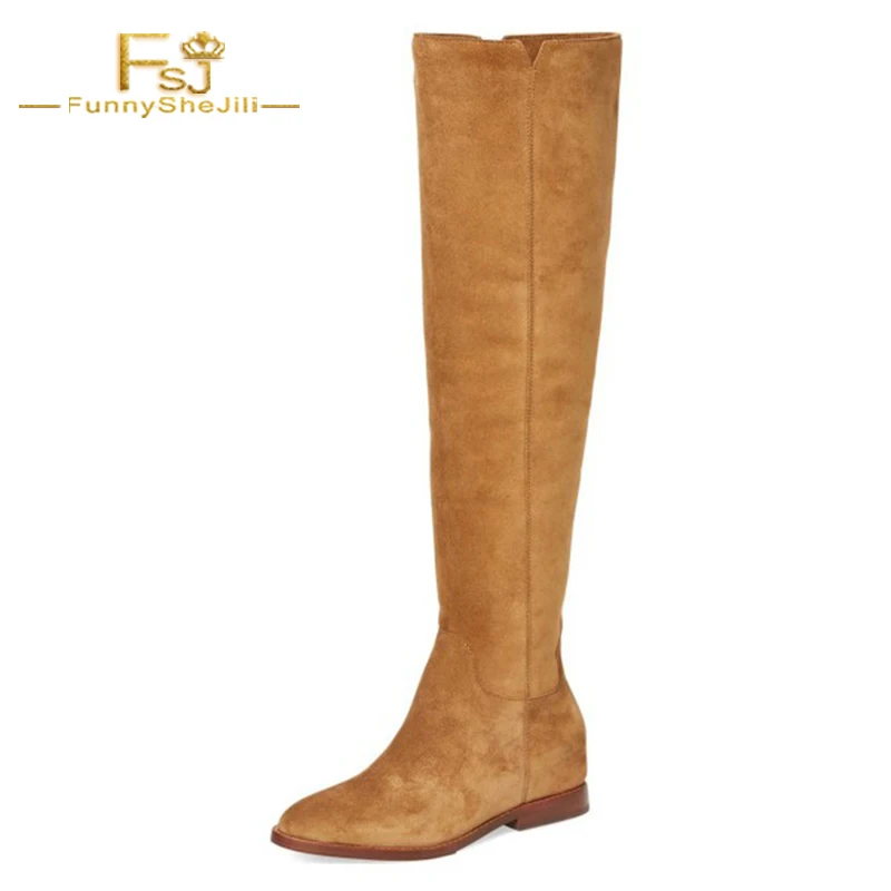 Yellow Soft Suede Spring Casual Career Pointed Toe High Heels The Knee High Boots Zapatos Mujer Shoes Woman Plus Size 4-16 FSJ
Yellow Soft Suede Spring Casual Career Pointed Toe High Heels The Knee High Boots Zapatos Mujer Shoes Woman Plus Size 4-16 FSJ