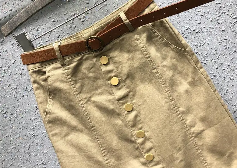 Spring Summer Casual Women Female Slim Button Fly High Waist Jeans Pencil Skirt , 2019 Korean Style Woman Slim Denim Skirts
Spring Summer Casual Women Female Slim Button Fly High Waist Jeans Pencil Skirt , 2019 Korean Style Woman Slim Denim Skirts
