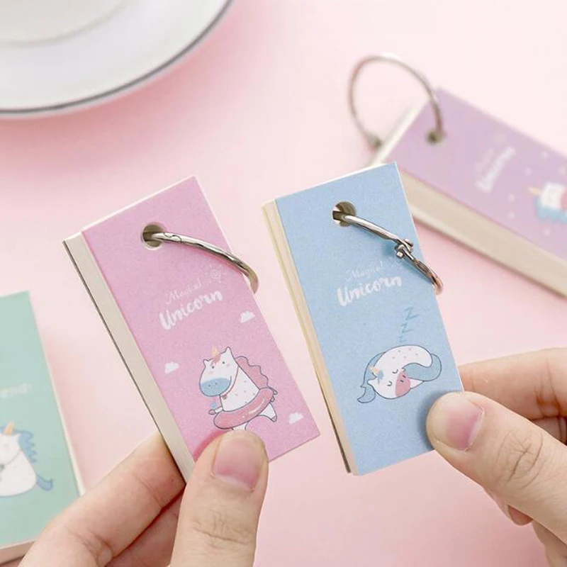 Unicorn Ring Buckle Iron Ring Book Cute Message Note This Portable Word Book Binder Note Book School Office Student Stationery
Unicorn Ring Buckle Iron Ring Book Cute Message Note This Portable Word Book Binder Note Book School Office Student Stationery