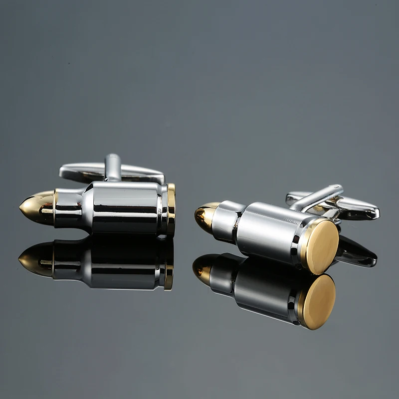 DY New high quality brass sniper gun gold silvery bullet Cufflinks fashion Men's French shirt Cufflink free shipping
DY New high quality brass sniper gun gold silvery bullet Cufflinks fashion Men's French shirt Cufflink free shipping