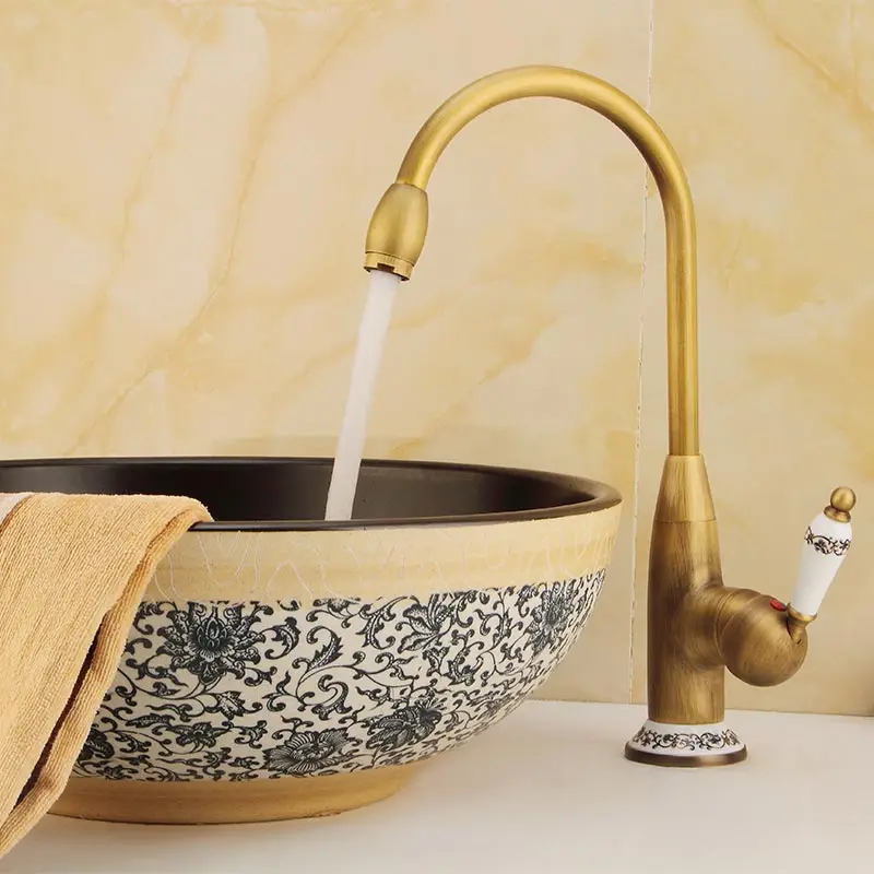 Kitchen Hot Cold Water Faucet Antique Copper Faucet Inlet And Outlet Pipe Diameter 8mm Seated Dual Mode Kitchen Faucet 60125F
Kitchen Hot Cold Water Faucet Antique Copper Faucet Inlet And Outlet Pipe Diameter 8mm Seated Dual Mode Kitchen Faucet 60125F