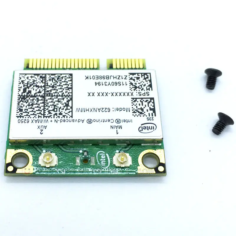 DUAL BAND WIRELESS WiFi CARD For IBM LENOVO 60Y3195 INTEL ADVANCED-N WiMAX 6250 622ANXHMW 802.11a/g/n 300mbps T410 W510 X201
DUAL BAND WIRELESS WiFi CARD For IBM LENOVO 60Y3195 INTEL ADVANCED-N WiMAX 6250 622ANXHMW 802.11a/g/n 300mbps T410 W510 X201