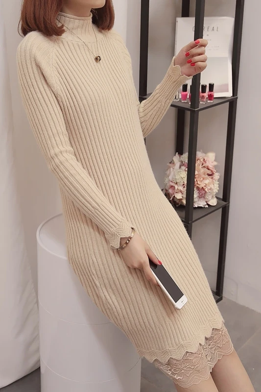 Turtleneck Winter Sweater Women Knitted Sweater Sexy Sweet Tops Pullovers Casual Wome Jumper Long Sleeve Slim Lace Sweater
Turtleneck Winter Sweater Women Knitted Sweater Sexy Sweet Tops Pullovers Casual Wome Jumper Long Sleeve Slim Lace Sweater