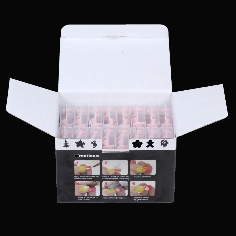 ANGNYA 3D Nail Art Stamping Pattern Nail Art Template Printing Plates Tool DIY Manicure 192pcs/set
ANGNYA 3D Nail Art Stamping Pattern Nail Art Template Printing Plates Tool DIY Manicure 192pcs/set