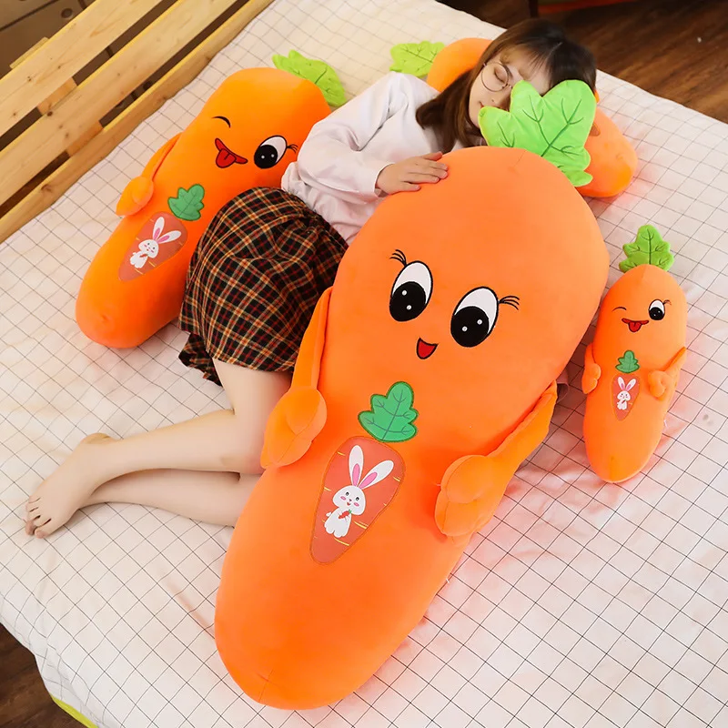 50-130CM Big Size Carrot Stuffed Toy Children Lovely Soft Pillow Baby Funny Face Radish Plush Doll Kids Birthday Gift
50-130CM Big Size Carrot Stuffed Toy Children Lovely Soft Pillow Baby Funny Face Radish Plush Doll Kids Birthday Gift