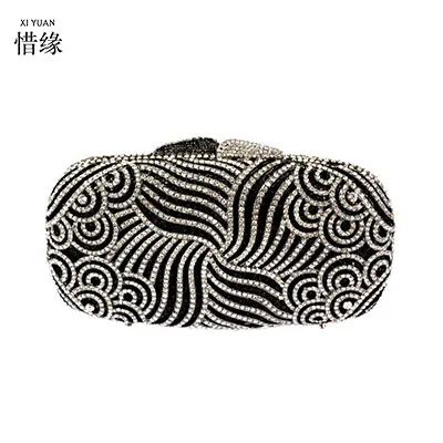 XIYUAN BRAND diamond-studded evening bag full diamond shoulder bags women's rhinestone banquet handbag day clutch female purses
XIYUAN BRAND diamond-studded evening bag full diamond shoulder bags women's rhinestone banquet handbag day clutch female purses