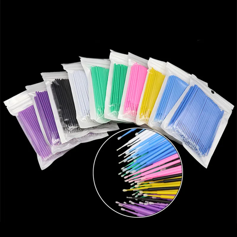 100pcs Micro Make Up Brushes Eyelash Extension Eye Lash Glue Brushes Lint Free Disposable Applicators Sticks Makeup Tools
100pcs Micro Make Up Brushes Eyelash Extension Eye Lash Glue Brushes Lint Free Disposable Applicators Sticks Makeup Tools