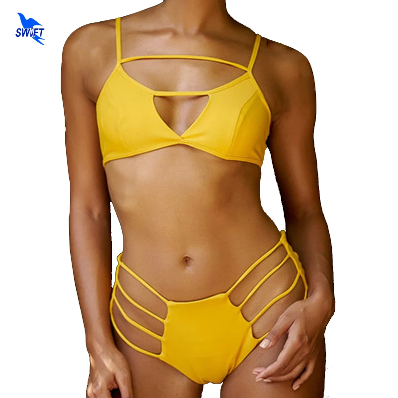 Sexy Bikinis Women Bandage Swimsuit Push Up Brazilian Swimwear 2020 Summer String Halter Bikini Set Bathing Suit Beach Swim Wear
Sexy Bikinis Women Bandage Swimsuit Push Up Brazilian Swimwear 2020 Summer String Halter Bikini Set Bathing Suit Beach Swim Wear