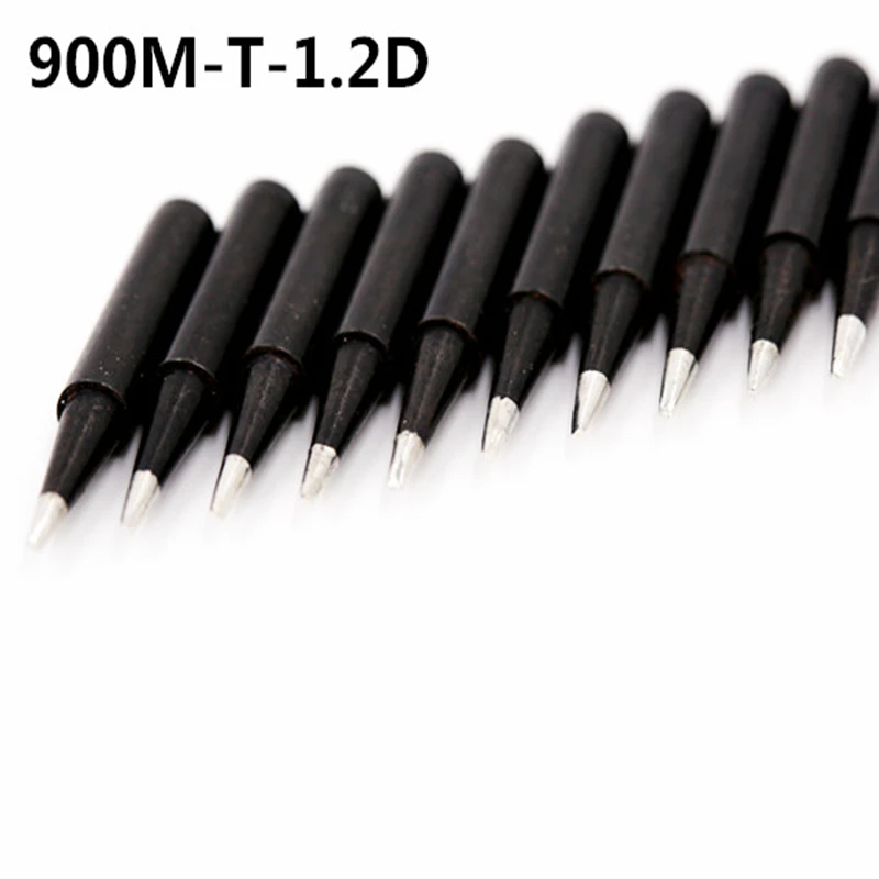 10PCS 900M-T-1.2D Black metal tip kit 900M-T series lead-free soldering head welding rework tool combination
10PCS 900M-T-1.2D Black metal tip kit 900M-T series lead-free soldering head welding rework tool combination
