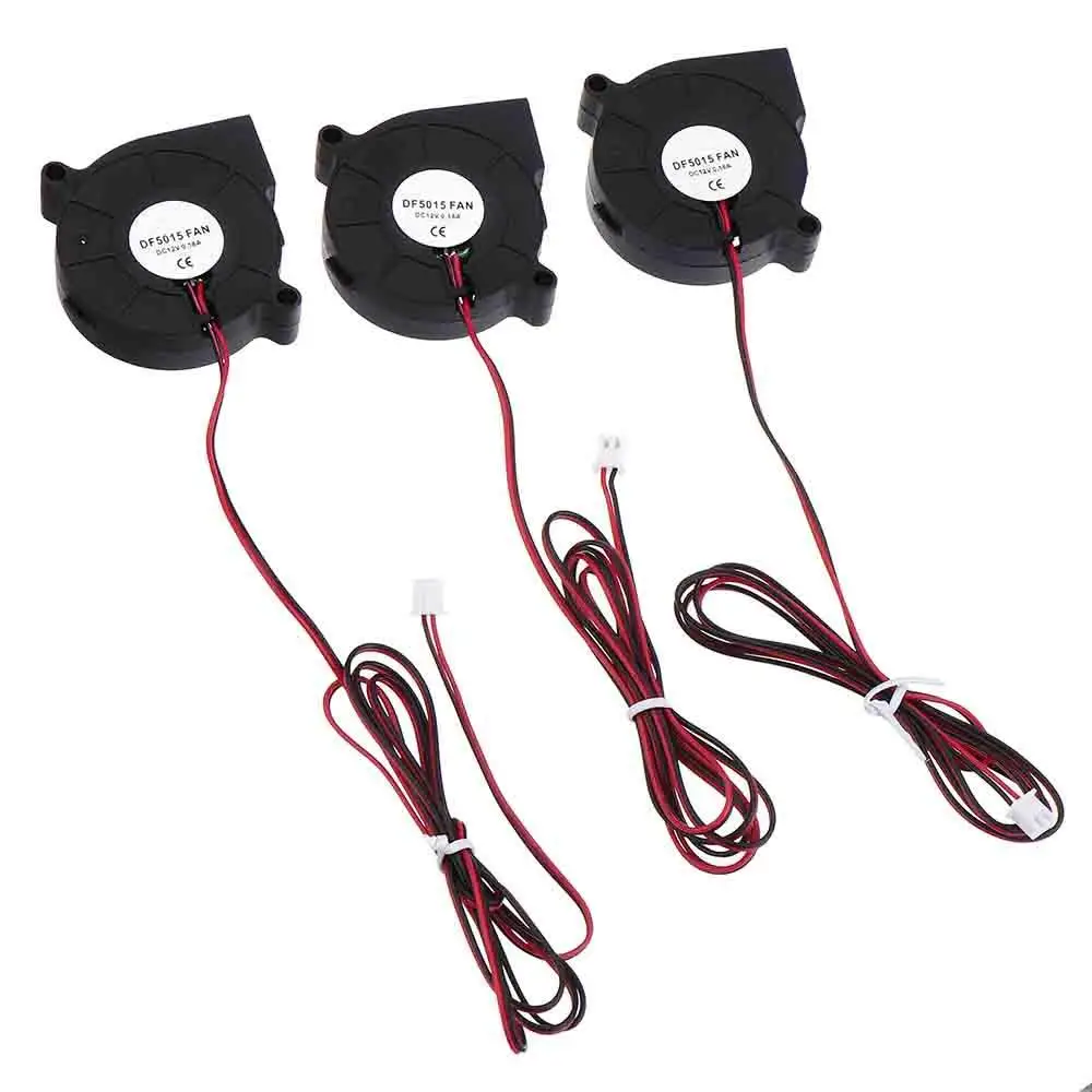 3Pcs/Lot DC12V 5015 50x50x15mm 2-pin Exhaust Blower Cooling Fan for driver board processer 3D Printer
3Pcs/Lot DC12V 5015 50x50x15mm 2-pin Exhaust Blower Cooling Fan for driver board processer 3D Printer