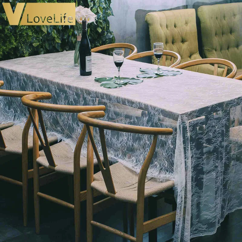 Wedding Decoration White Lace Tablecloth Table Runner Baby Shower Boho Wedding Table Decoration Festive Party Supplies 150X300CM
Wedding Decoration White Lace Tablecloth Table Runner Baby Shower Boho Wedding Table Decoration Festive Party Supplies 150X300CM