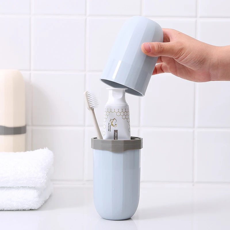 Portable Travel Toothpaste Toothbrush Holder Cap Case Household Clean Storage Box Outdoor Cup Bathroom Accessories | Дом и сад