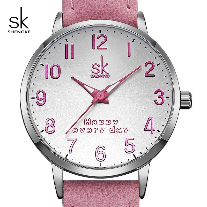 Shengke Creative Luminous Pointer Dial Women Leather Wrist Watch Fashion Dress 2021 Ladies Quartz Watch Clock Quartz Women Watch
Shengke Creative Luminous Pointer Dial Women Leather Wrist Watch Fashion Dress 2021 Ladies Quartz Watch Clock Quartz Women Watch