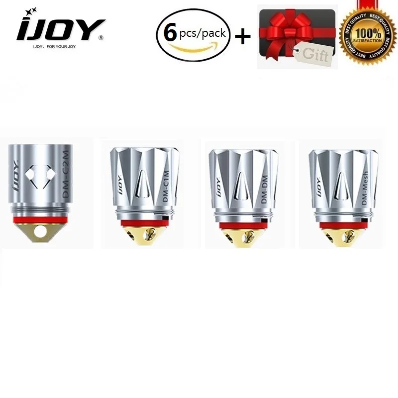 Спираль IJOY DM DM-C1M/ DM-DM/ DM, ядро атомайзера для электронных сигарет IJOY Diamond Avenger Subohm, 6 шт./лот
Спираль IJOY DM DM-C1M/ DM-DM/ DM, ядро атомайзера для электронных сигарет IJOY Diamond Avenger Subohm, 6 шт./лот