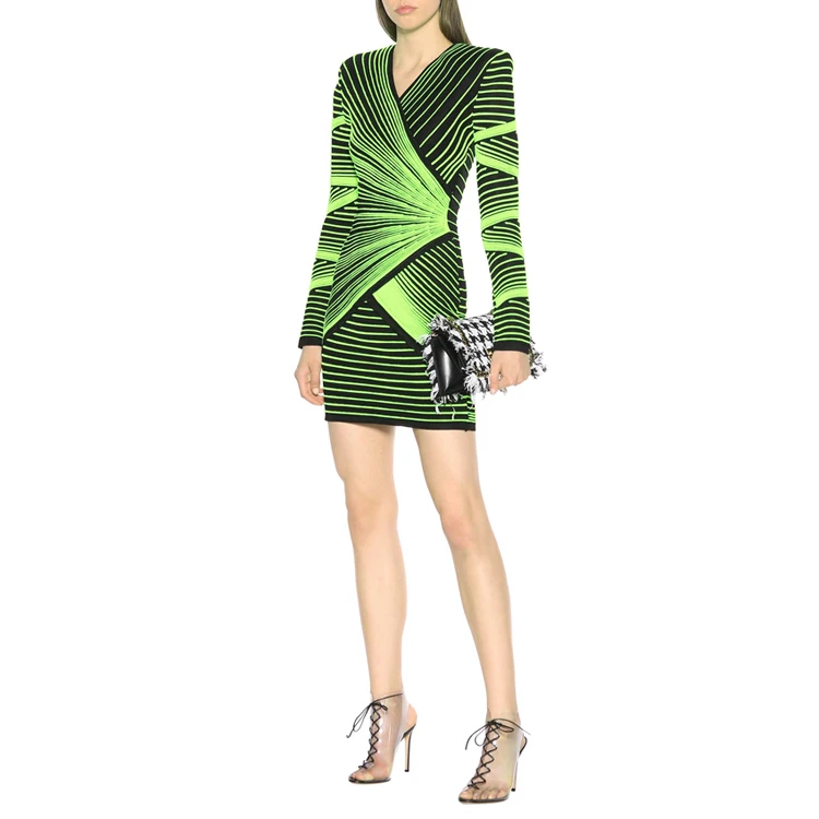 Top Quality Bandage Dress Long Sleeve Fashion Night Club Celebrity Evening Autumn Winter Mini Sexy Party Dresses Women
Top Quality Bandage Dress Long Sleeve Fashion Night Club Celebrity Evening Autumn Winter Mini Sexy Party Dresses Women