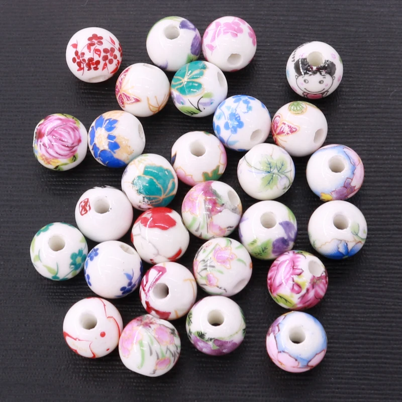 200Pcs/Lot Round Ceramic Flower Beads 6mm Blue White Glazed Porcelain Bead Loose Spacer Bead for Jewelry Making DIY Accessories
200Pcs/Lot Round Ceramic Flower Beads 6mm Blue White Glazed Porcelain Bead Loose Spacer Bead for Jewelry Making DIY Accessories