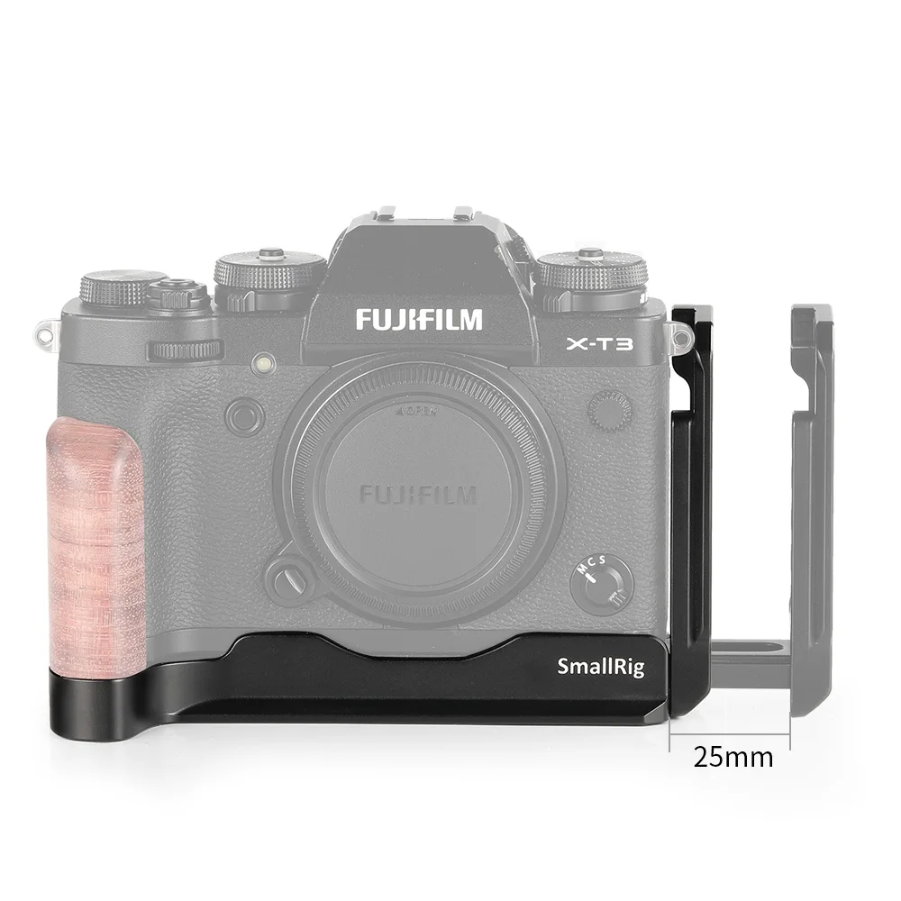 SmallRig X-T3/X-T2 быстросъемная L-пластина кронштейна для Fujifilm X-T3 и X-T2 Arca-Swiss Стандартная