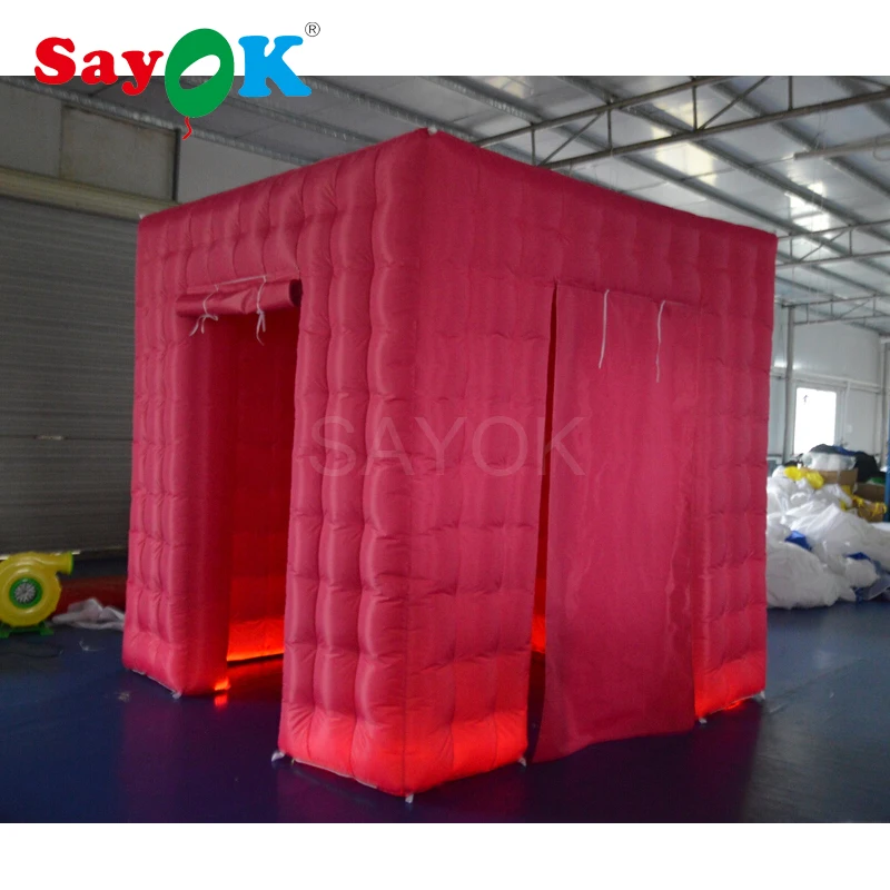 Customized Color Pink Photo Booth Shell Inflatable Photo Booth Enclosure Portable Tent Kiosk for Wedding Party
Customized Color Pink Photo Booth Shell Inflatable Photo Booth Enclosure Portable Tent Kiosk for Wedding Party