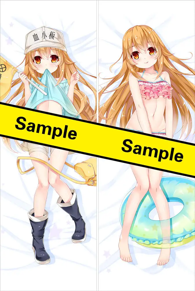 cirno, Hataraku Saibou, loli kesshouban Dakimakura